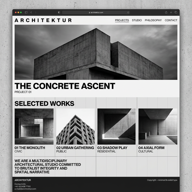 Architektur Studio Portfolio